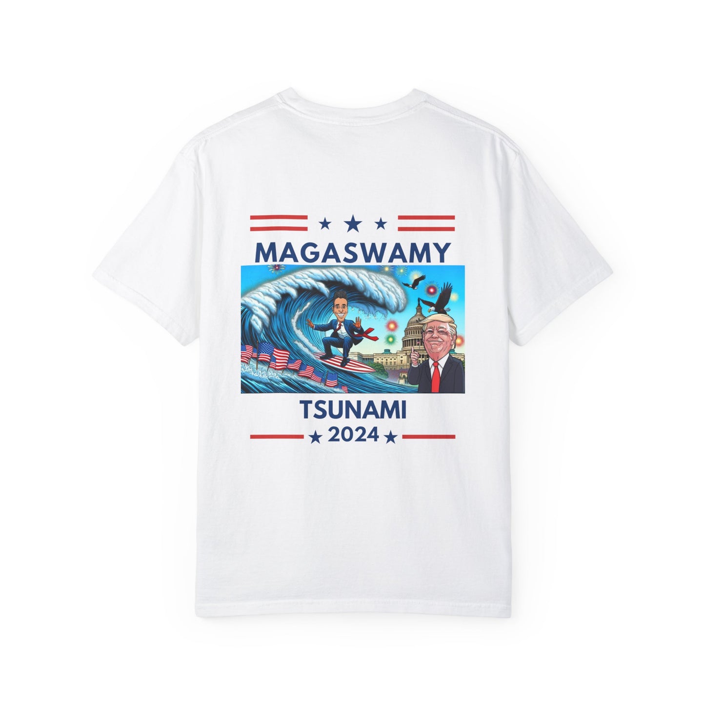 THE OG MAGASWAMY TSUNAMI 2024 - TRUMP & VIVEK ELECTION T-SHIRT